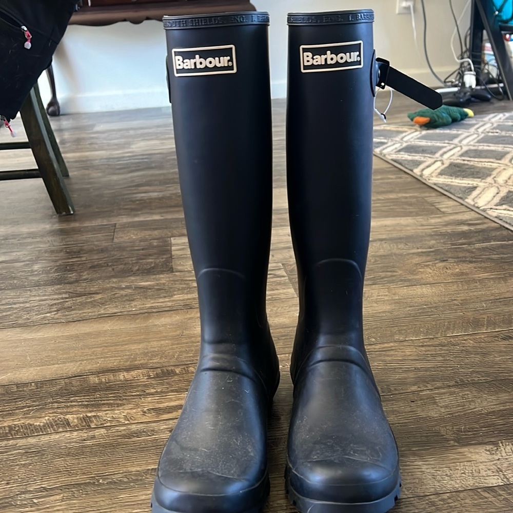 Barbour rain boots